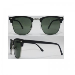 Las gafas de sol de PC para hombres, combinación de marcos, lentes UV 400, pedidos de OEM son bienvenidos